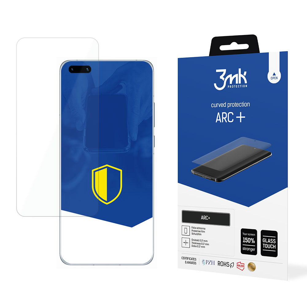 Huawei Mate 40 Pro – 3mk ARC+ puhelimen näytönsuoja