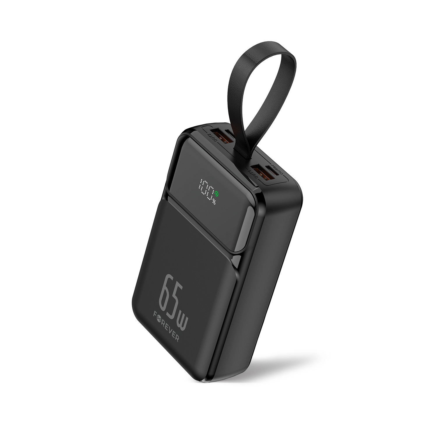 Forever varavirtalähde TB-400 PD QC 65W 20000 mAh musta