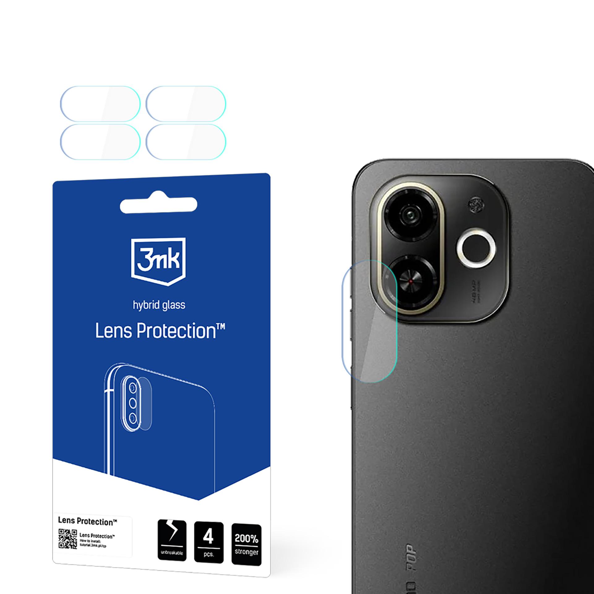 Tecno Pop 9 5G – 3mk Lens Protection kameran linssinsuoja