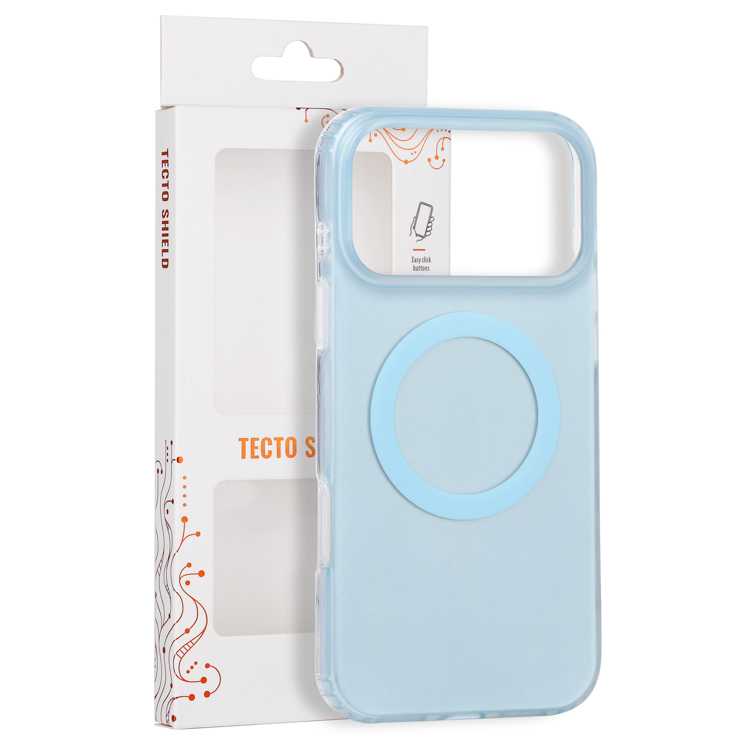 Tecto Shield Mistiq Mag suojakuori iPhone 17 Pro Max 6,9" / 18 Pro Max 6,9"-mallille, sininen