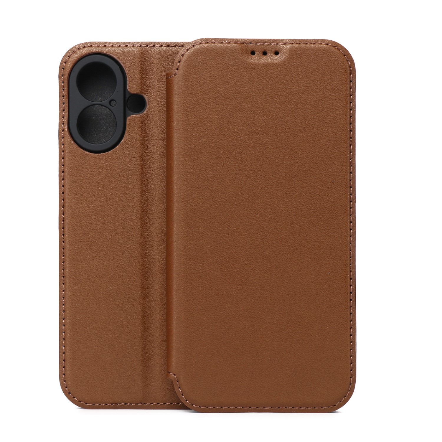 Smart Touch suojakuori iPhone 17 6,3"-mallille, ruskea