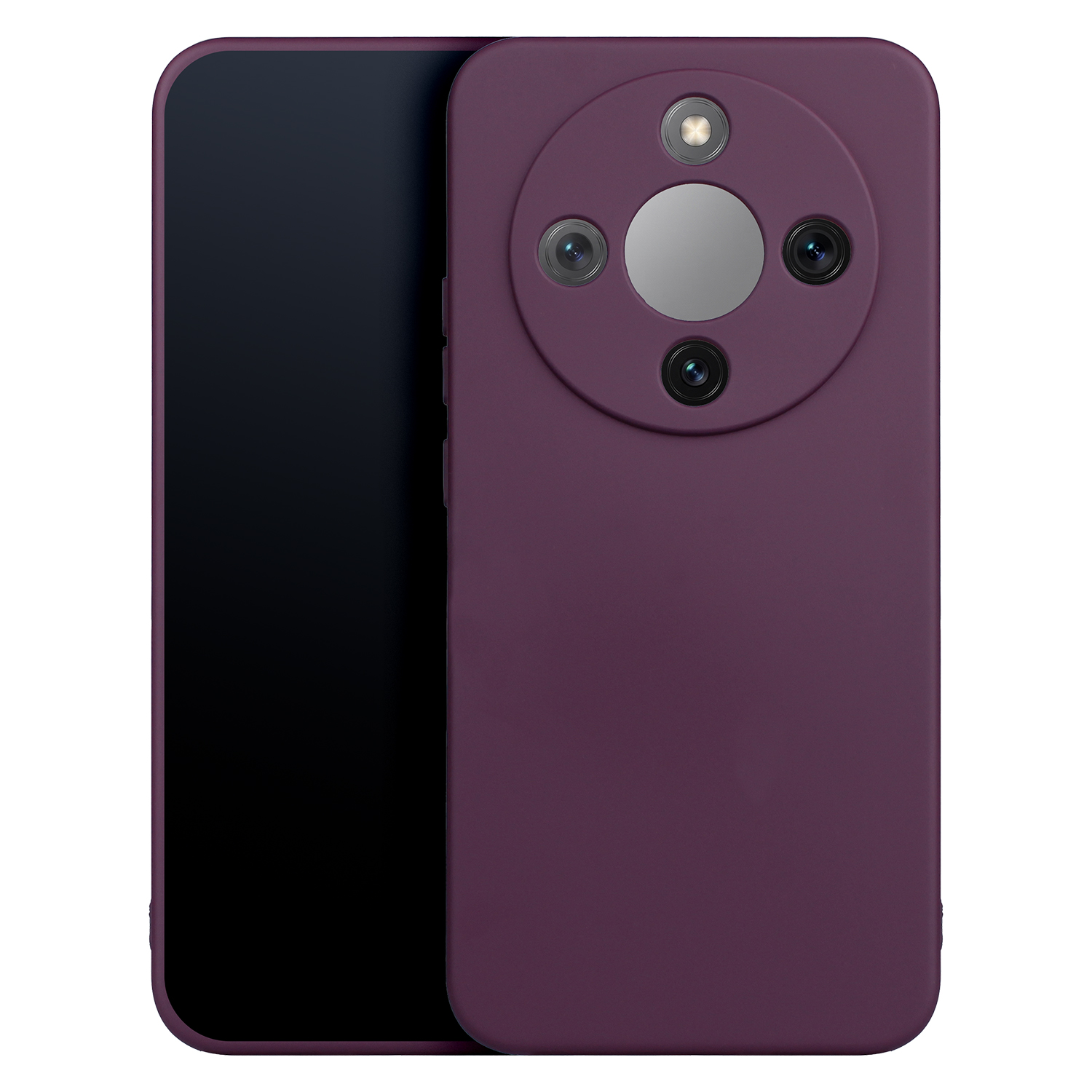 Silikonisuojakuori Honor X70 / X9d / Magic 8 Lite, tumma kirsikanpunainen