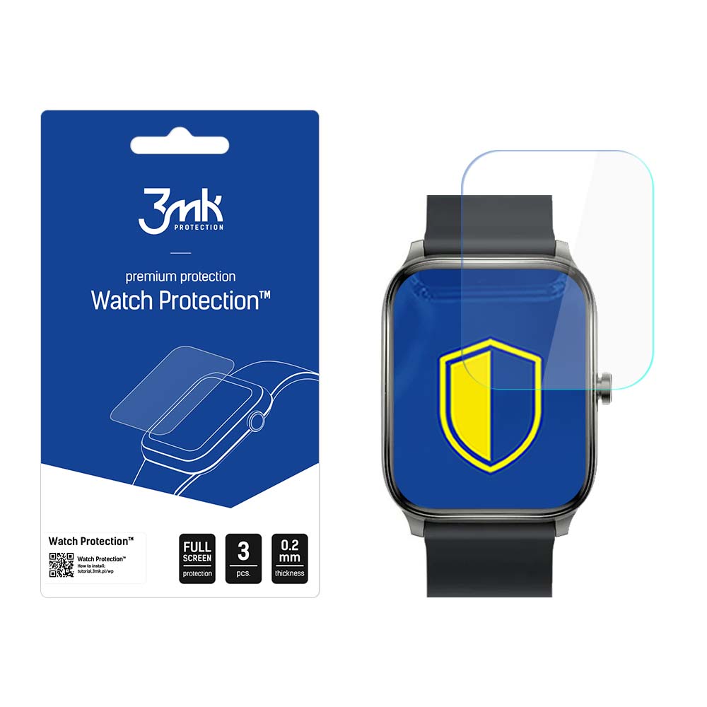 Haylou GST – 3mk Watch Protection ARC älykellon näytönsuoja