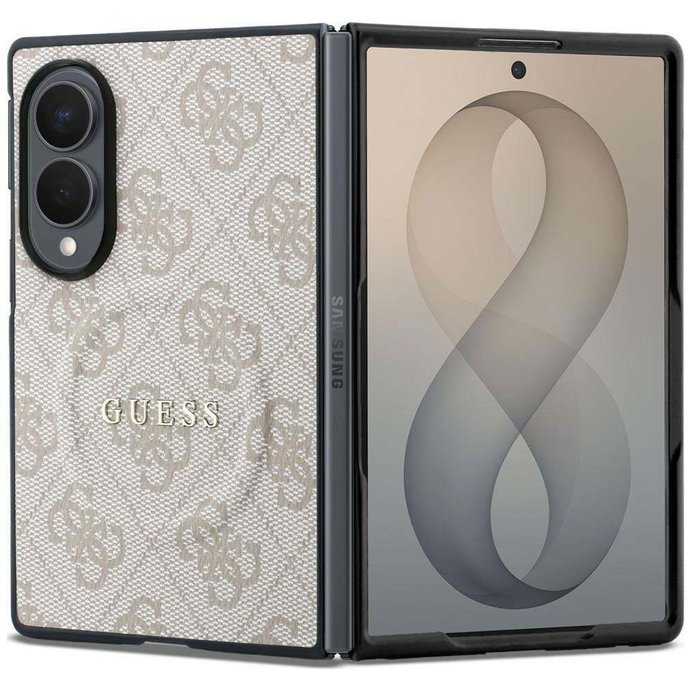Vaaleanpunainen Guess 4G Classic MagSafe -suojakuori Samsung Galaxy Z Fold8 -puhelimelle