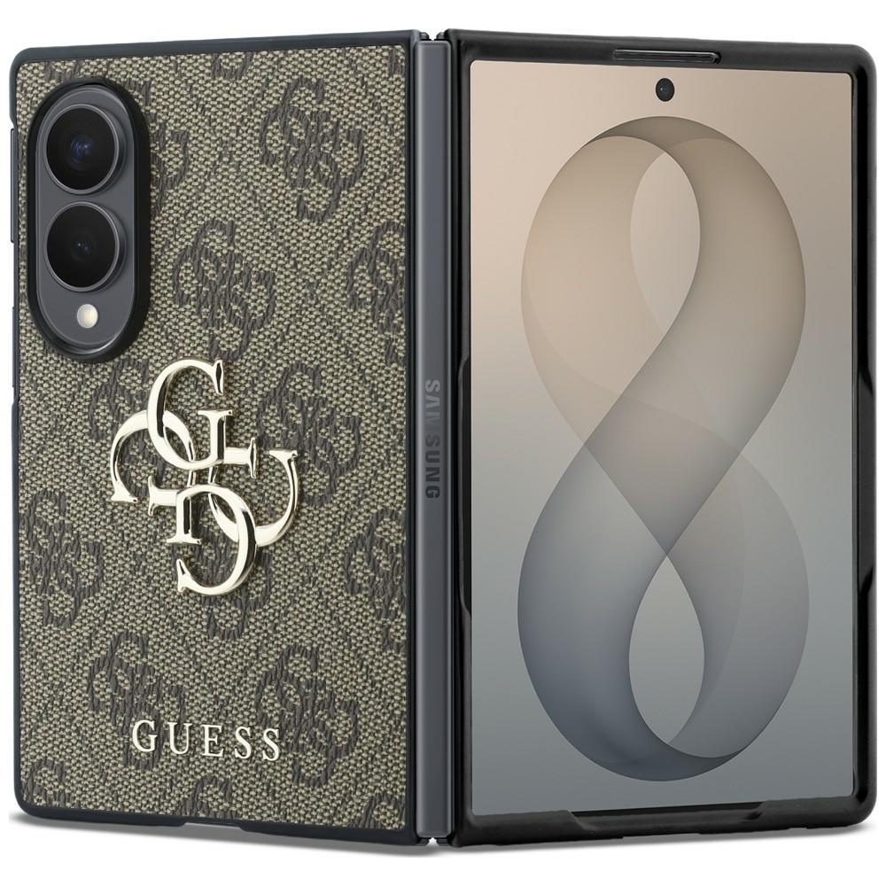 Ruskea Guess Big 4G Logo -suojakuori Samsung Galaxy Z Fold8 -puhelimelle