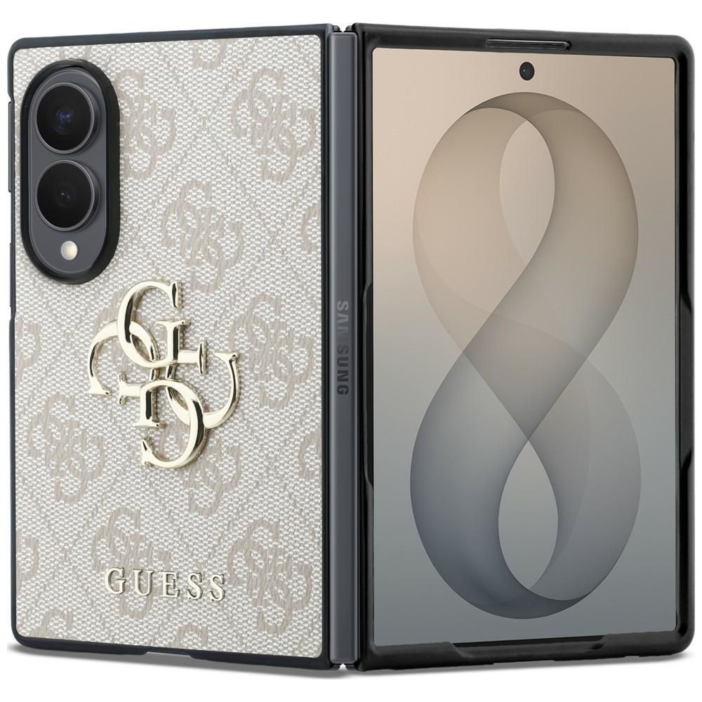 Vaaleanpunainen Guess Big 4G Logo -suojakuori Samsung Galaxy Z Fold8 -mallille
