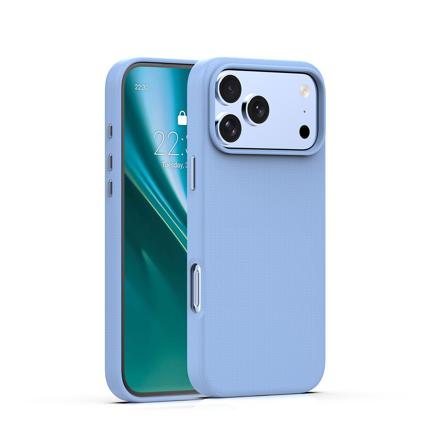 Taivaansininen MagSafe-yhteensopiva Etteri Elegant Mag -suojakuori – Apple iPhone 17 Pro Max- ja iPhone 18 Pro Max -puhelimille