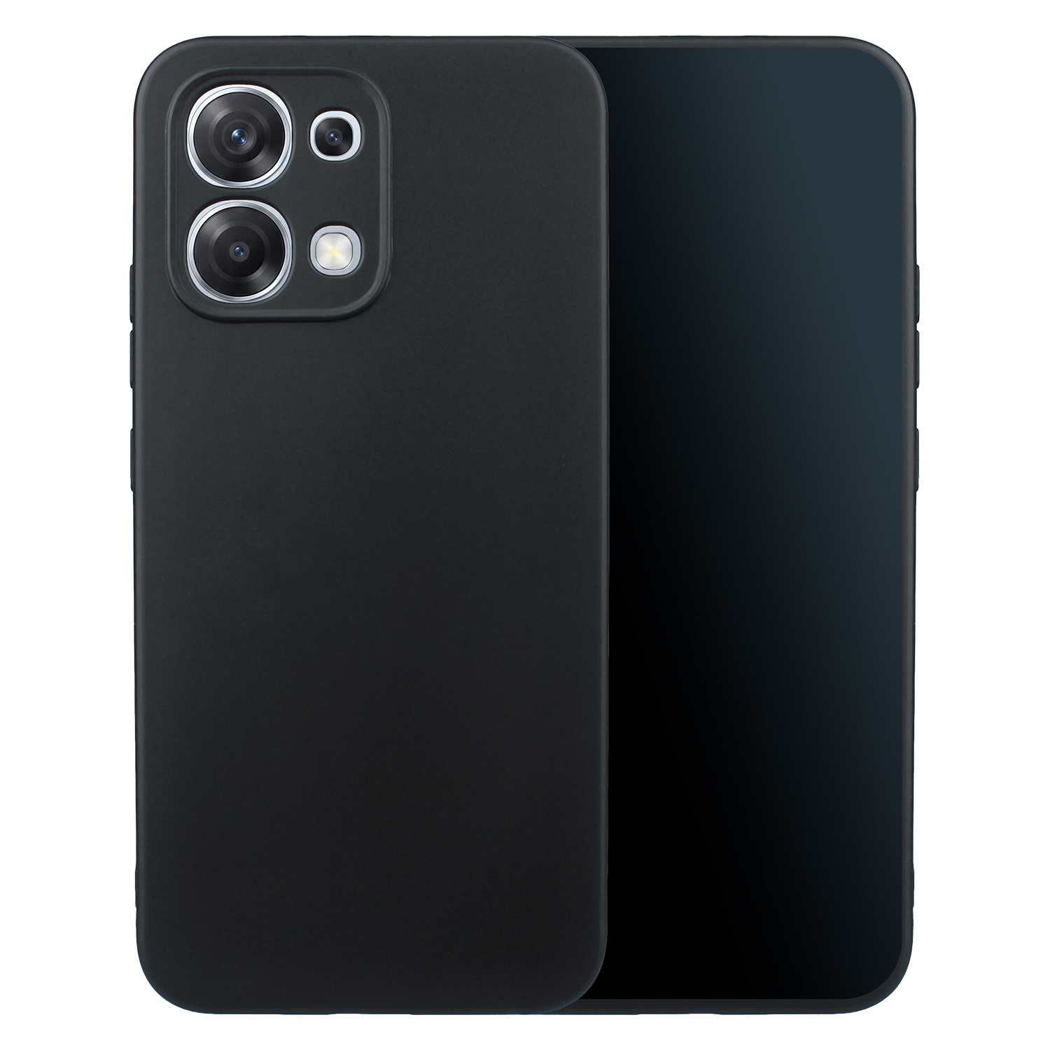 Matta TPU-suojakuori Oppo A6 Pro 5G -mallille, musta