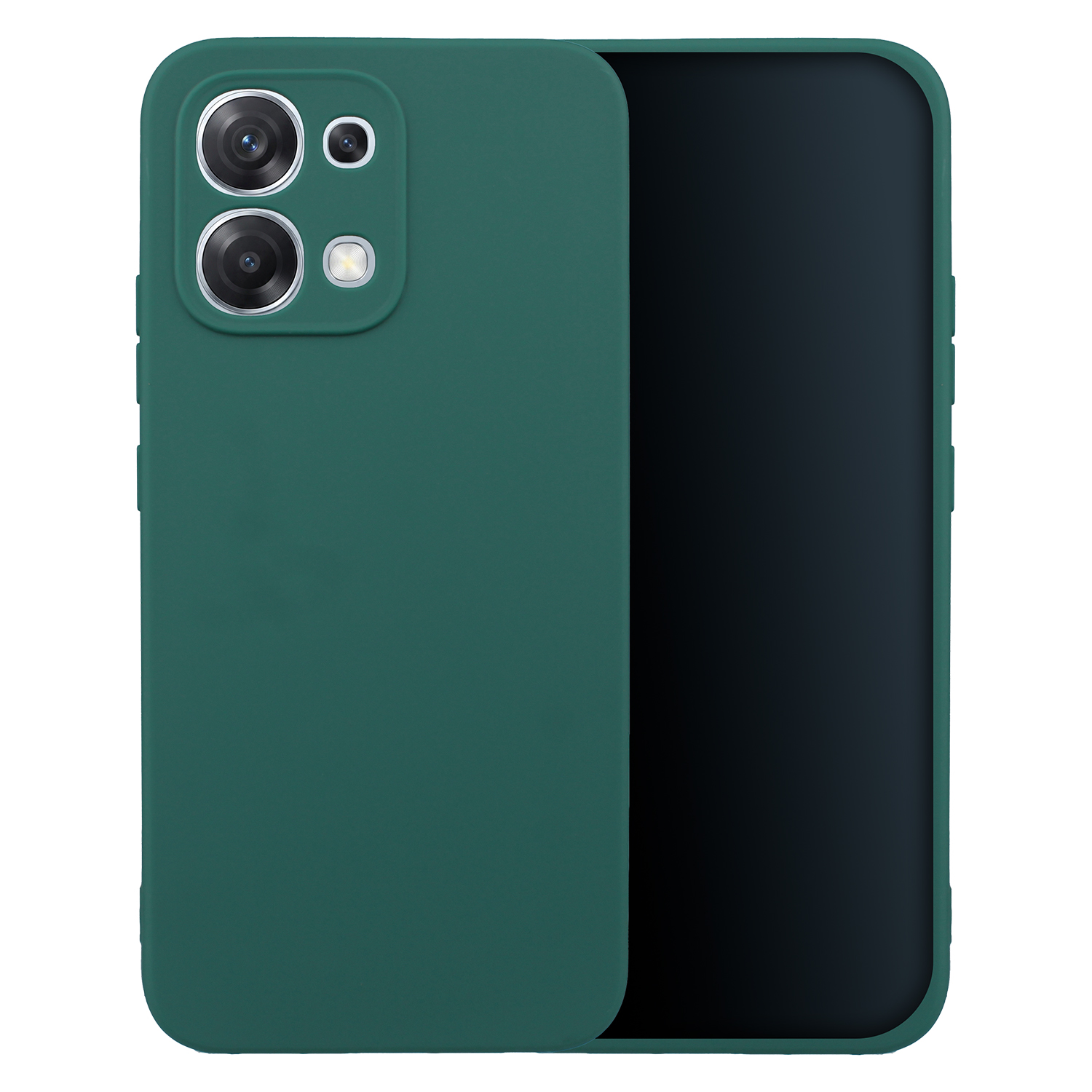 Matta TPU-suojakuori Oppo A6 Pro 5G:lle, metsänvihreä