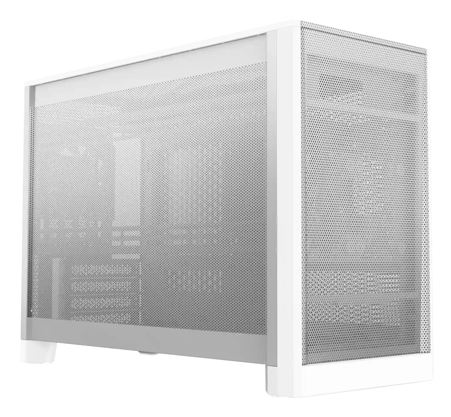Montech PC Ten TEN(W) valkoinen Mini Tower -kotelo, MicroATX / Mini-ITX
