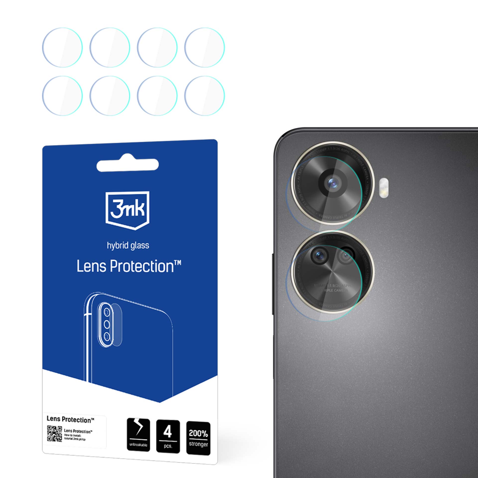 Huawei Nova 12 SE – 3mk Lens Protection kameran linssinsuoja