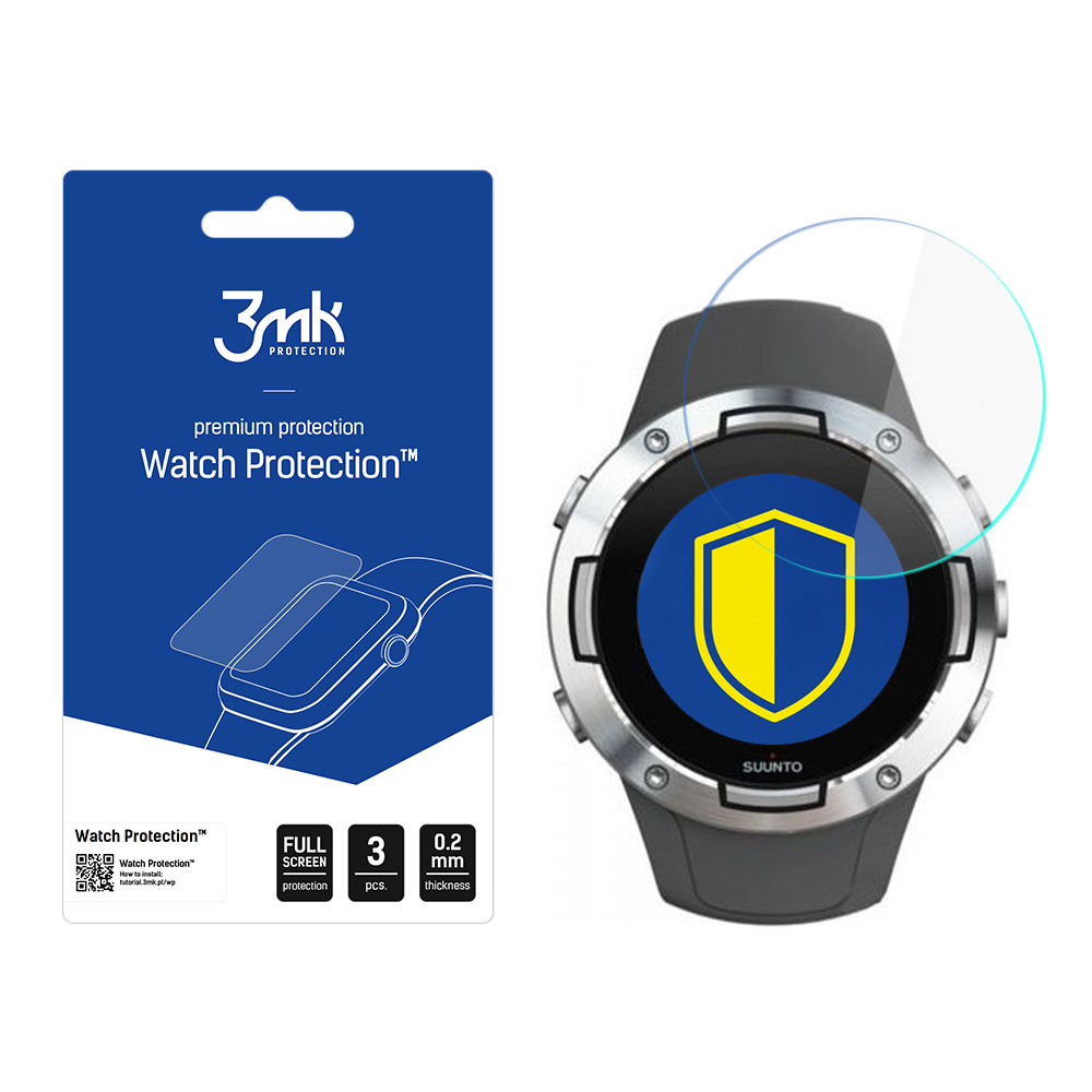 Suunto 5 – 3mk Watch Protection FlexibleGlass älykellon näytönsuoja