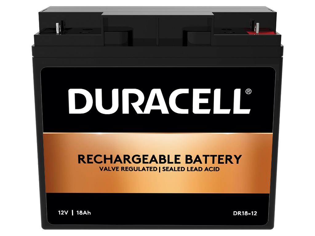 Duracell VRLA-akku (DR18-12) – 12 V, 18 Ah