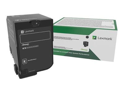 Alkuperäinen Lexmark 75B20K0 palautusohjelman värikasetti, musta, riittoisa, 13K sivua, CS727 / CX727 / CS728 -malleille