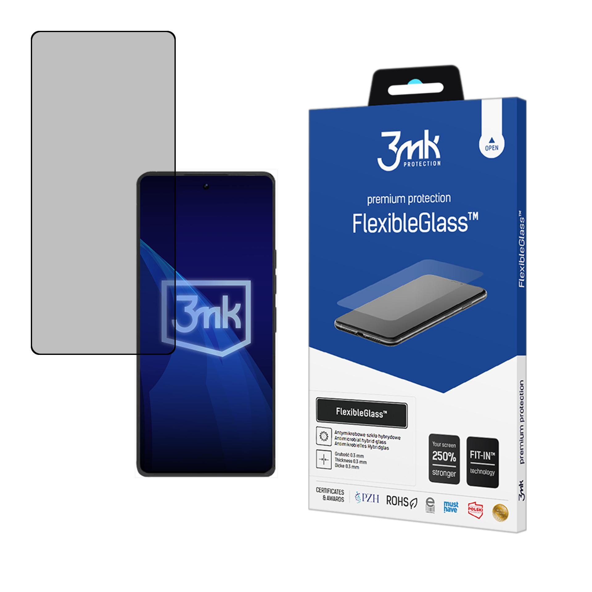 Tecno Camon 30 Pro 5G – 3mk FlexibleGlass puhelimen näytönsuoja