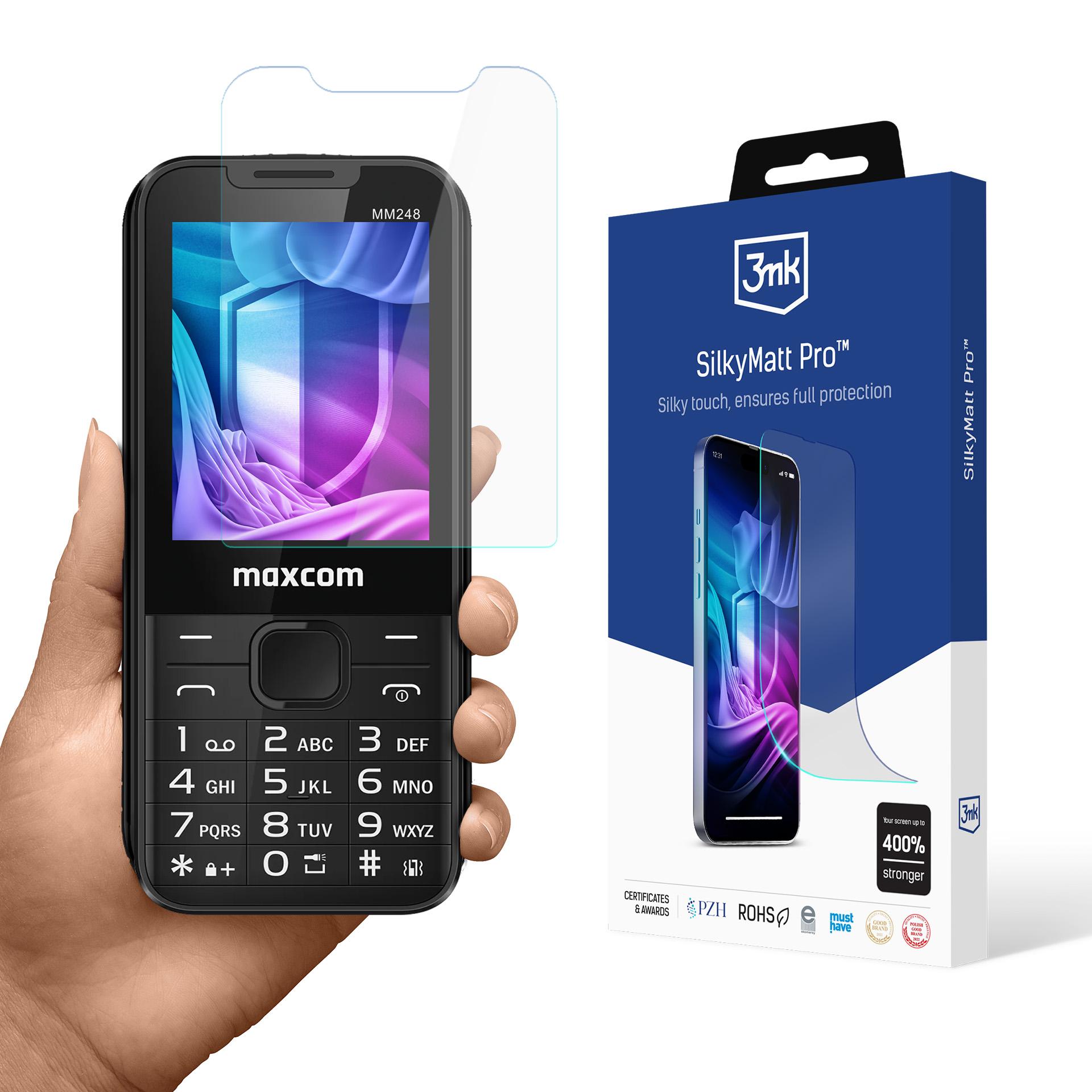MaxCom MM248 4G – 3mk Silky Matt Pro puhelimen näytönsuoja