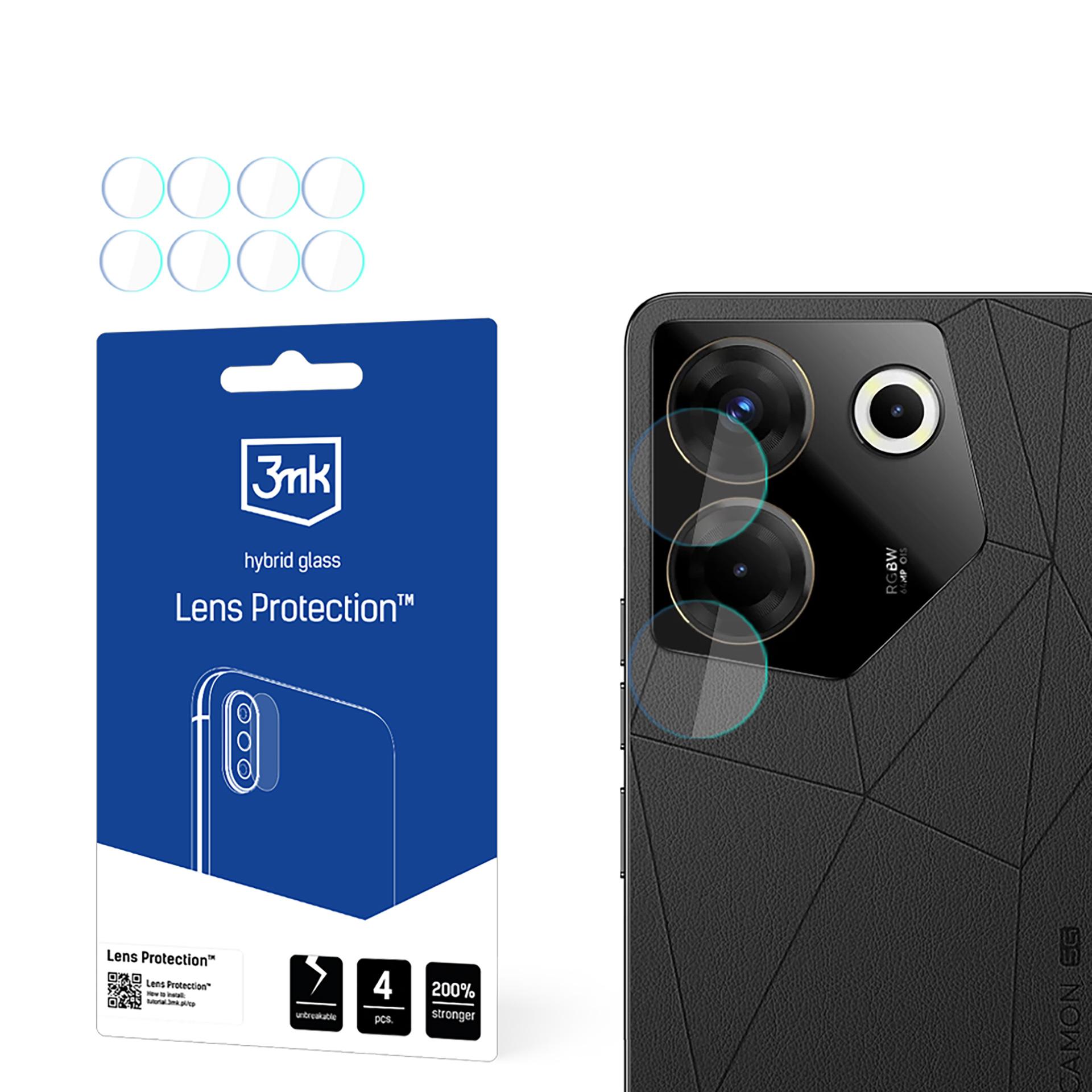 Tecno Camon 20 Pro 5G / 20s Pro 5G – 3mk Lens Protection kameran linssinsuoja