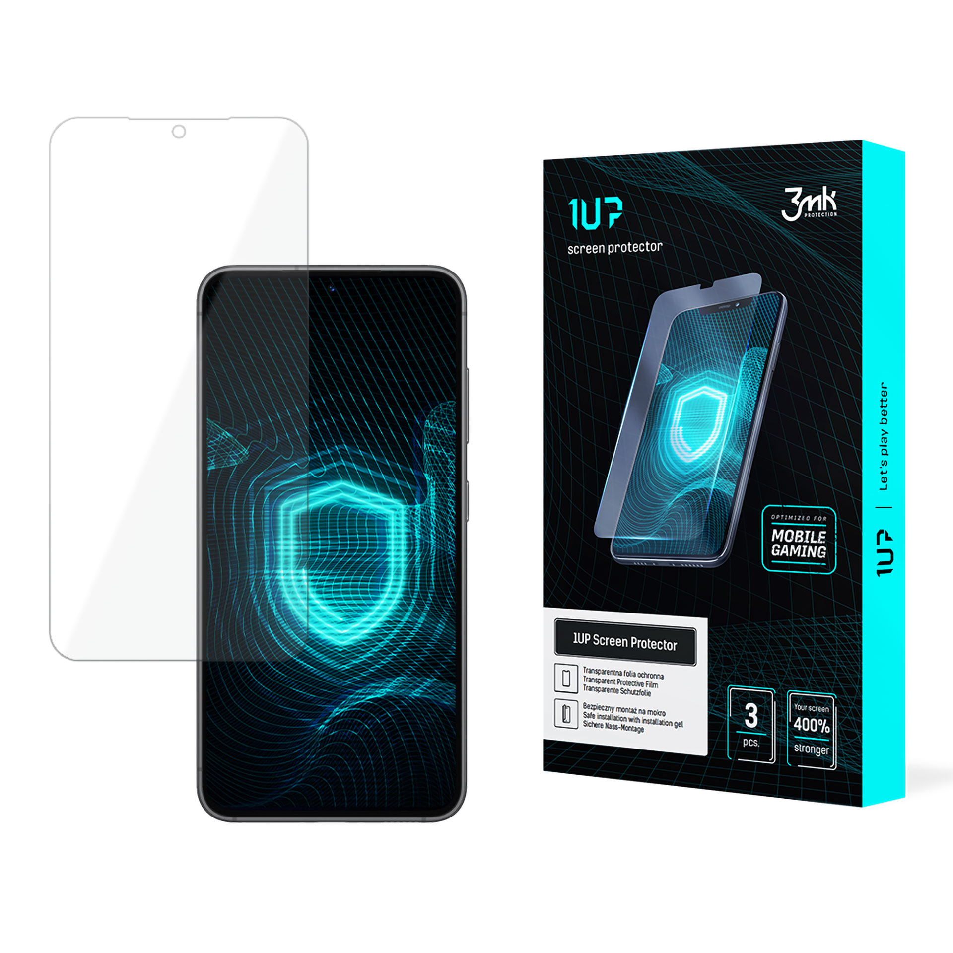 Samsung Galaxy S24+ – 3mk 1UP puhelimen näytönsuoja