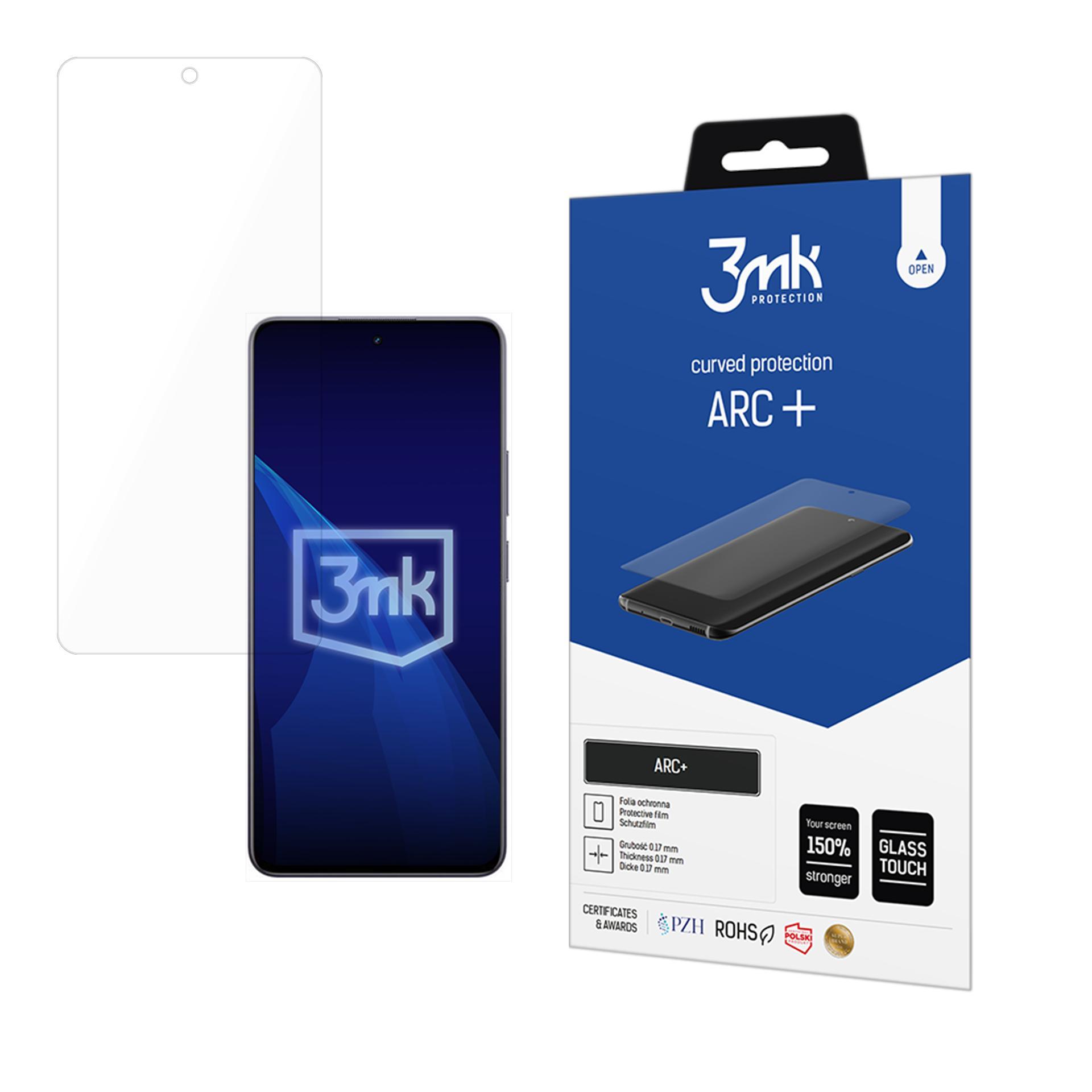 Realme 13+ 5G – 3mk ARC+ puhelimen näytönsuoja