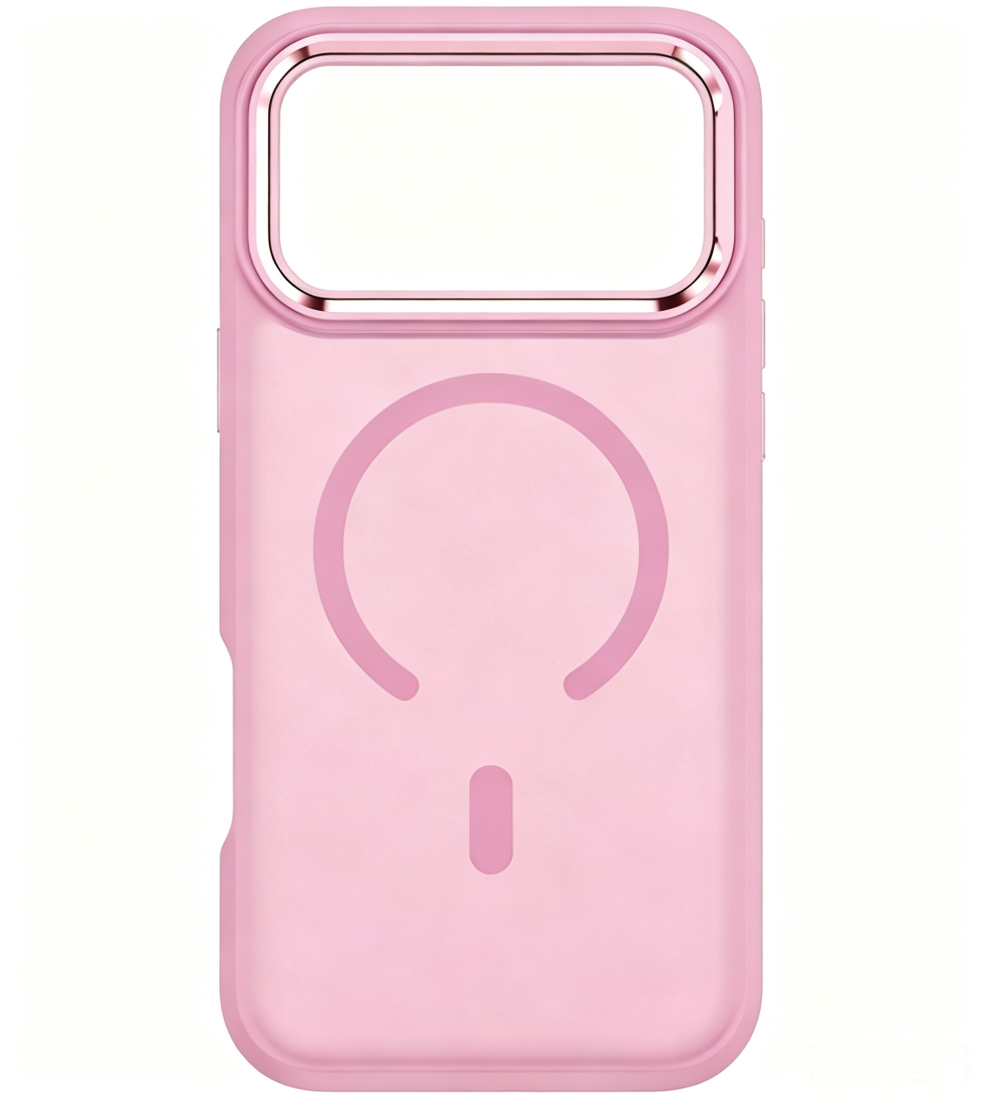 Suojakuori laitteelle iPhone 18 Pro Max / 17 Pro Max: Forcell F-Protect Smoke Hybrid Premium, MagSafe-yhteensopiva, väri: vaaleanpunainen