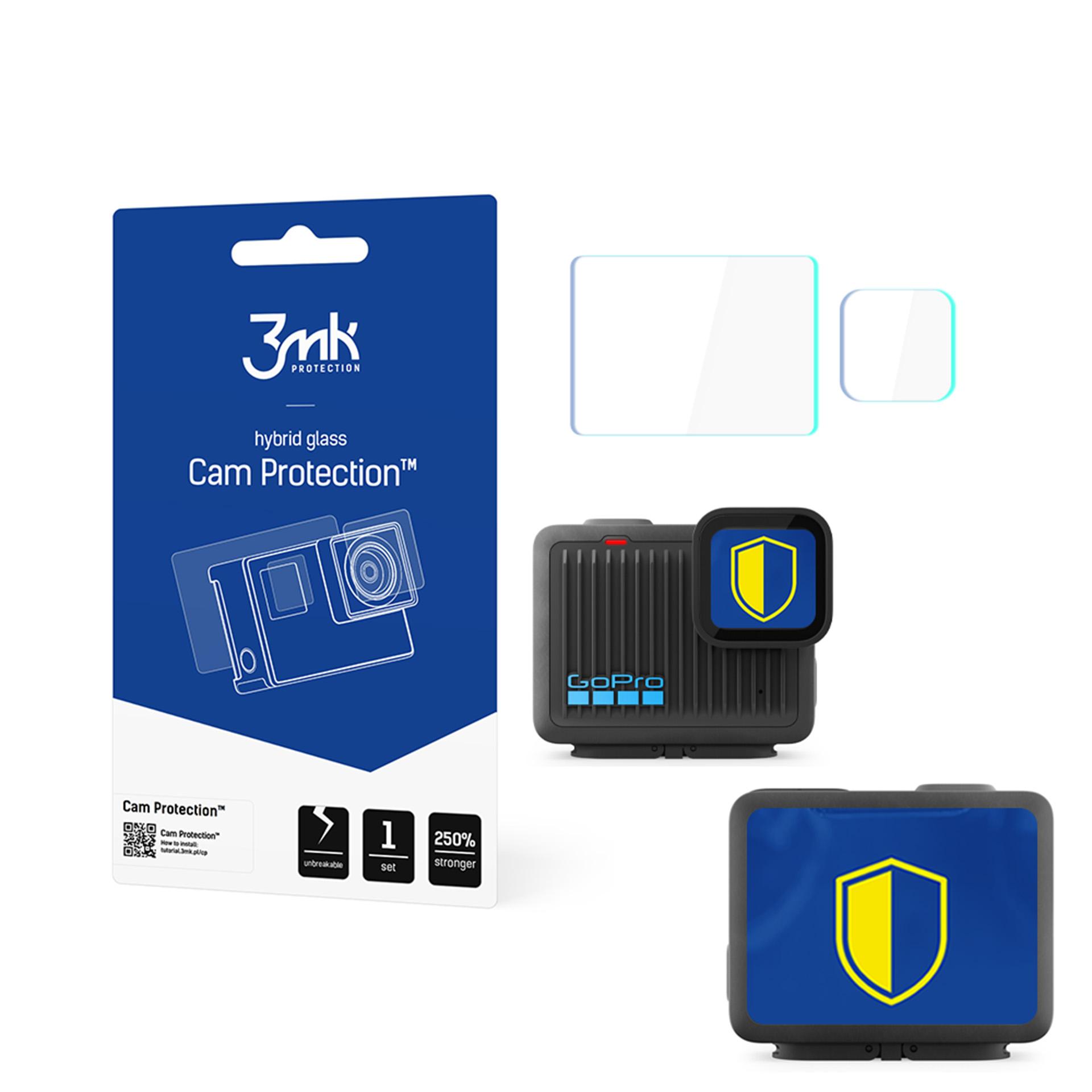 GoPro HERO 4K (2024) – 3mk Cam Protection kameran näytönsuoja