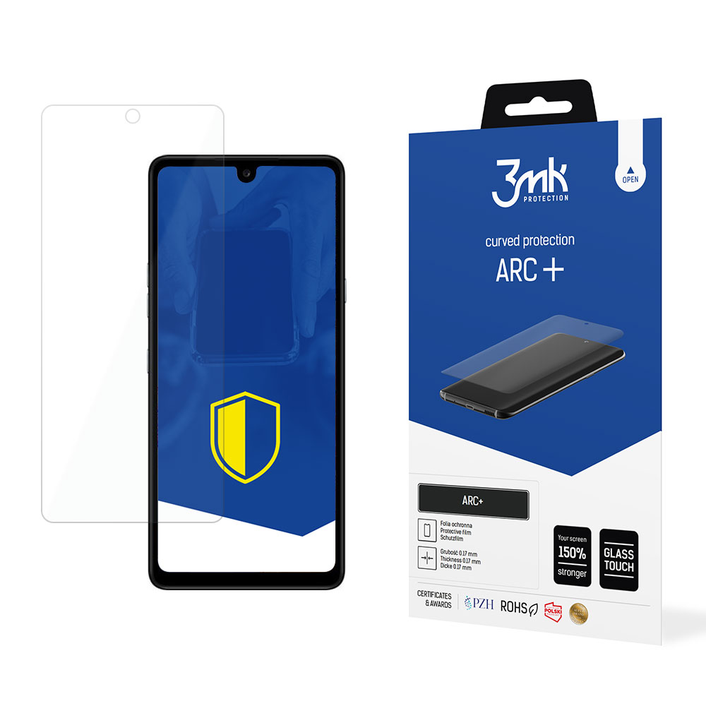 LG K71 – 3mk ARC+ puhelimen näytönsuoja