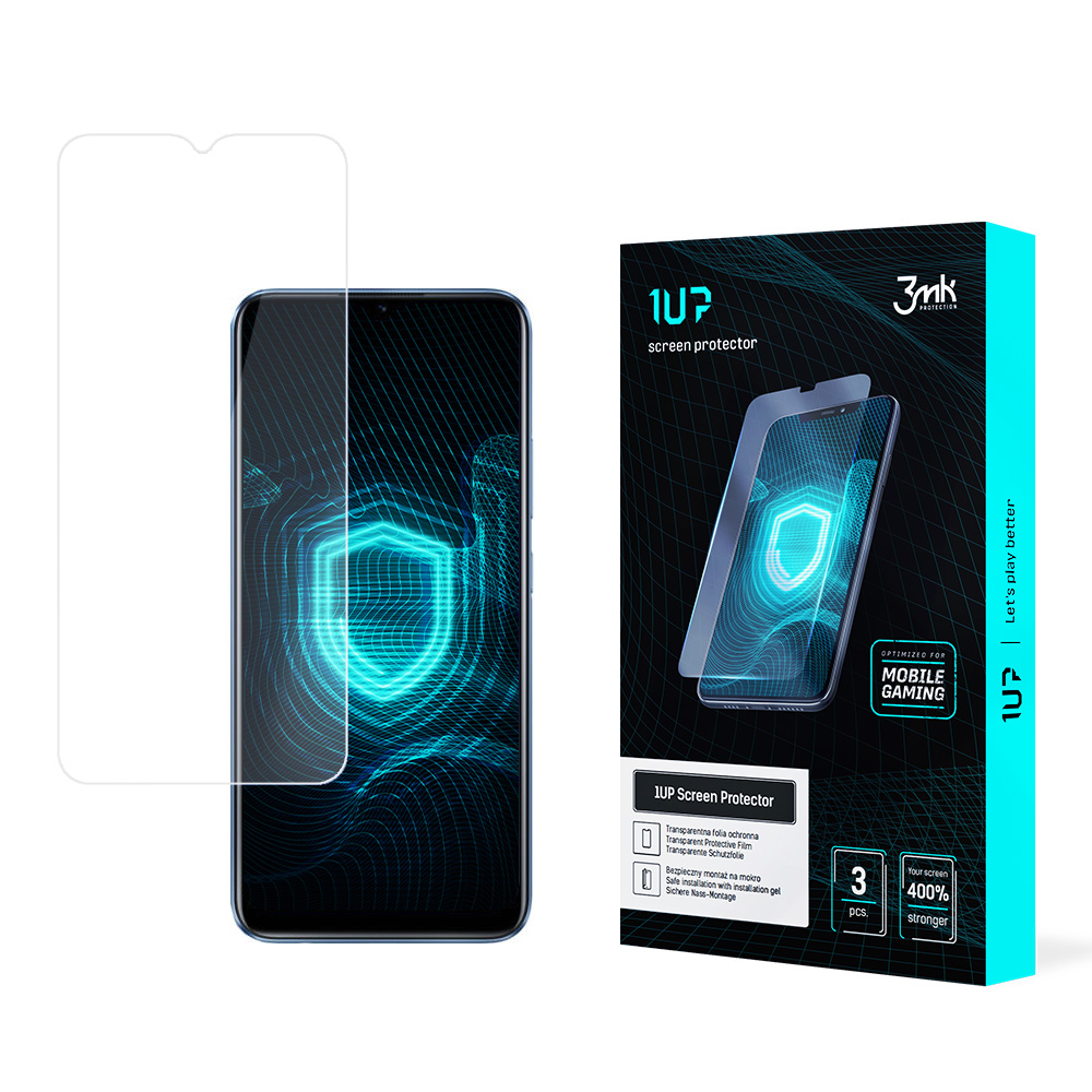 Realme C12 – 3mk 1UP puhelimen näytönsuoja