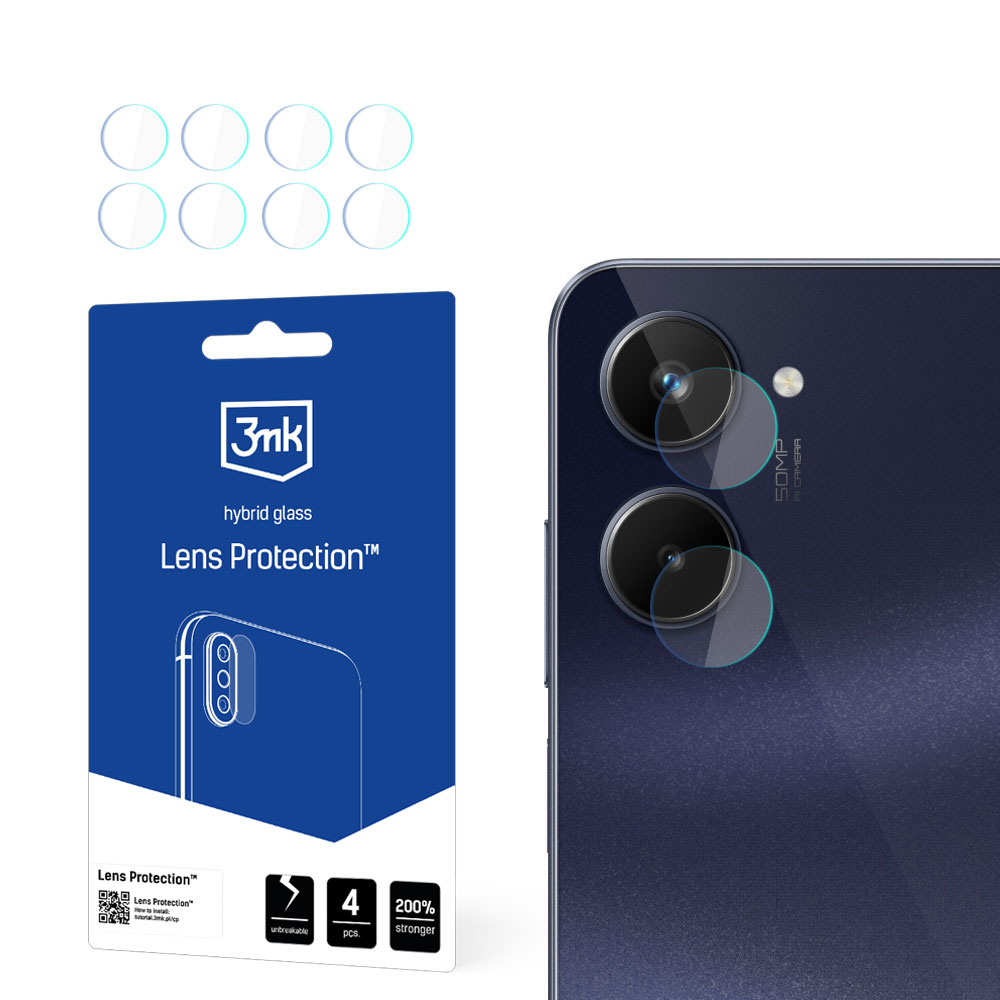 3MK Lens Protect kameran suoja Realme 10 4 kpl