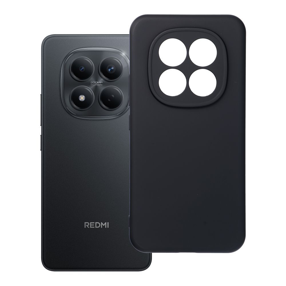 Suojakuori Xiaomi Redmi Note 15 Pro Plus 5G silikoni - Musta