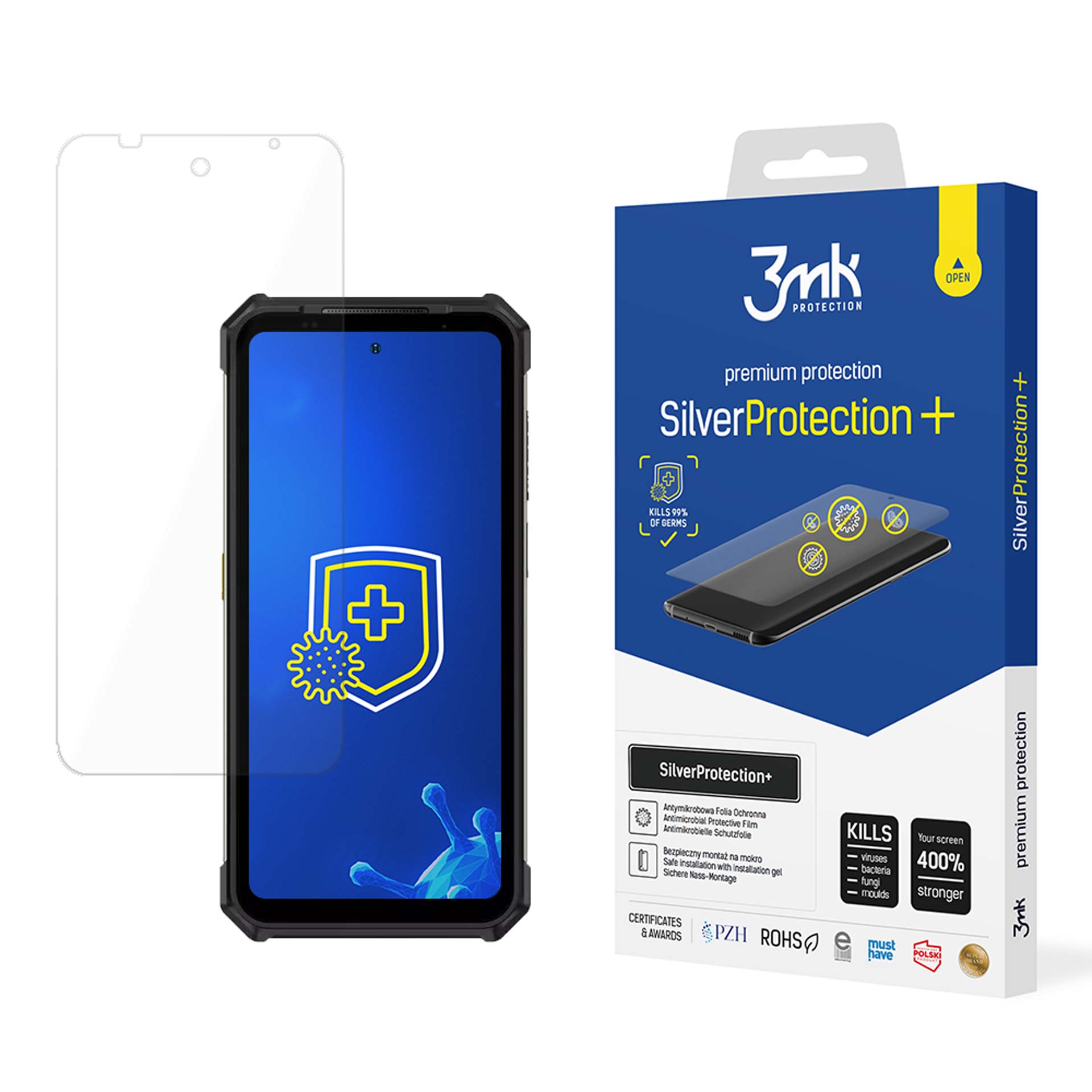 Ulefone Armor 24 – 3mk SilverProtection+ puhelimen näytönsuoja