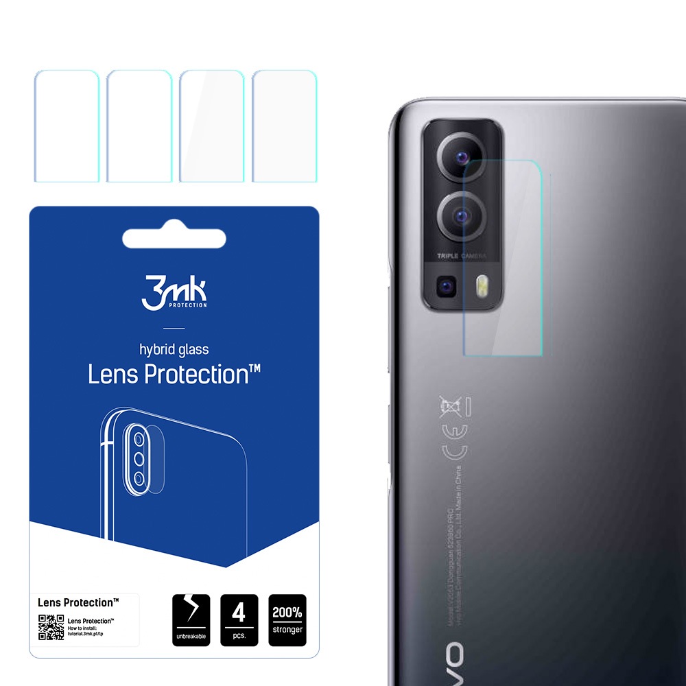 Vivo Y52 5G – 3mk Lens Protection kameran linssinsuoja