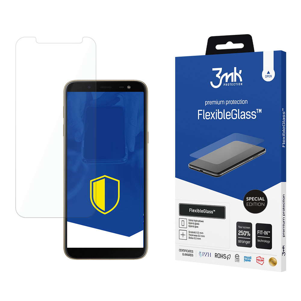 Samsung Galaxy J6 2018 – 3mk FlexibleGlass Special Edition puhelimen näytönsuoja