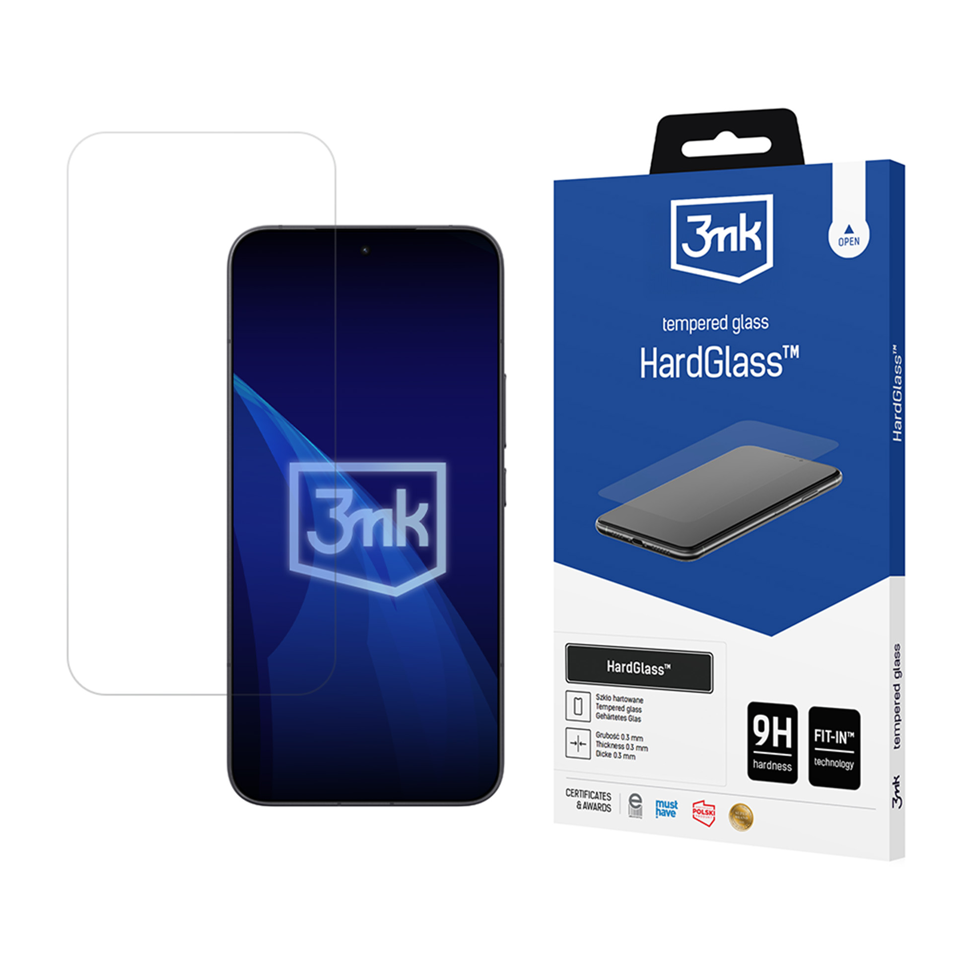 Redmi Note 17 Pro 5G – 3mk HardGlass puhelimen näytönsuoja