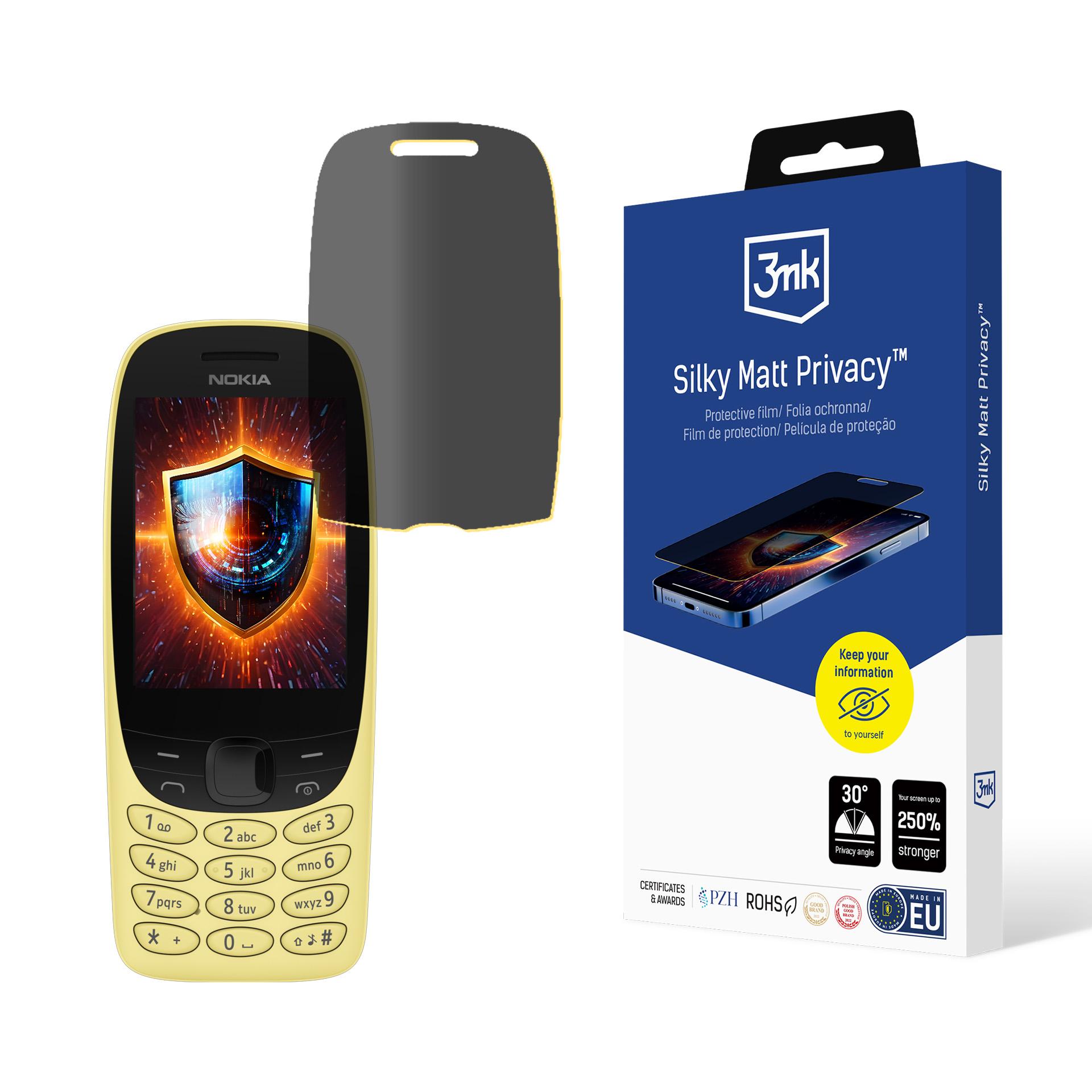 Nokia 6310 (2024) – 3mk Silky Matt Privacy tietosuojakalvo