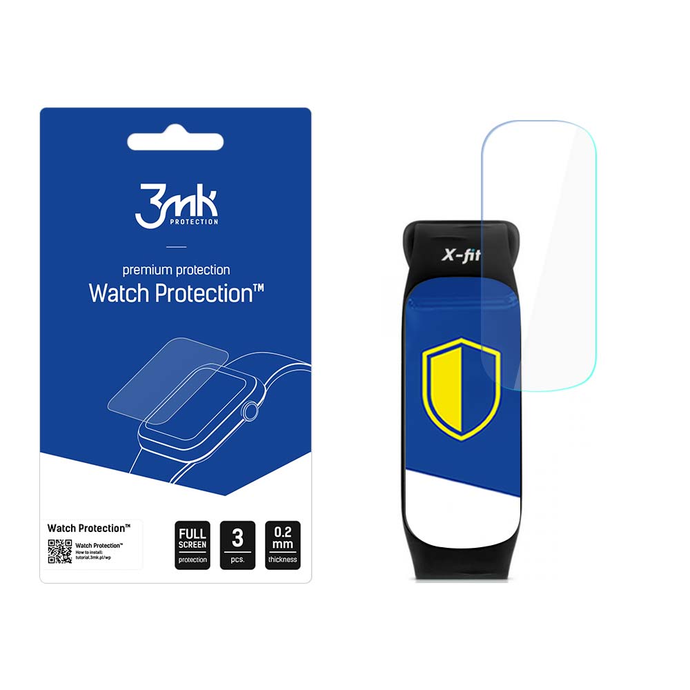 Niceboy X-Fit Plus / Solar – 3mk Watch Protection ARC älykellon näytönsuoja