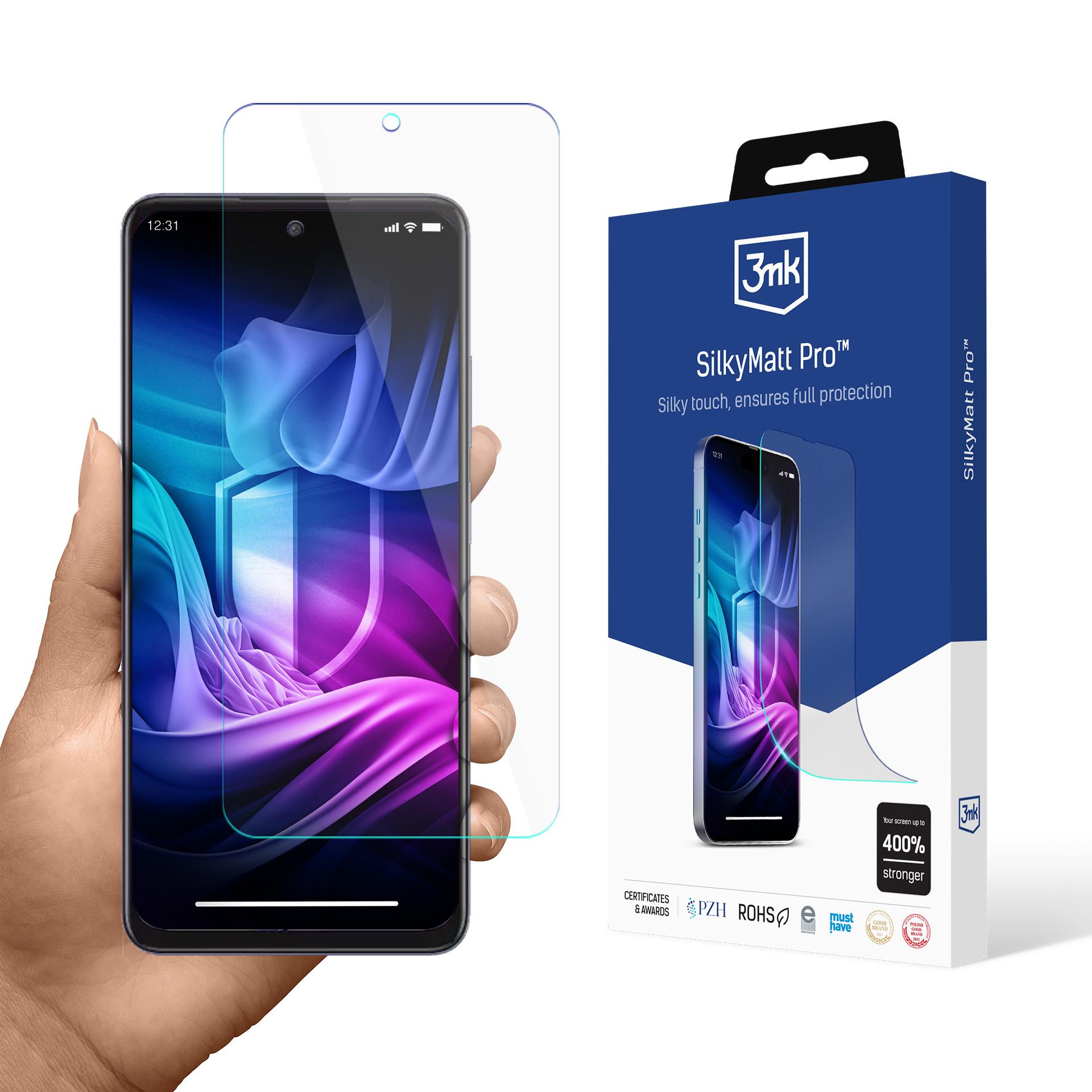 Oppo A3 Pro 5G / Energy – 3mk Silky Matt Pro puhelimen näytönsuoja