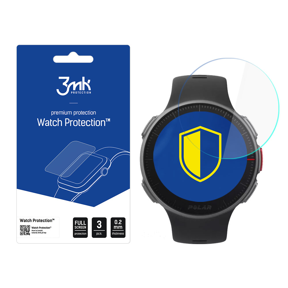 Polar Vantage V – 3mk Watch Protection FlexibleGlass älykellon näytönsuoja