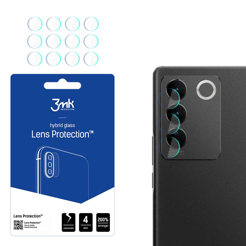 Vivo S16 – 3mk Lens Protection kameran linssinsuoja