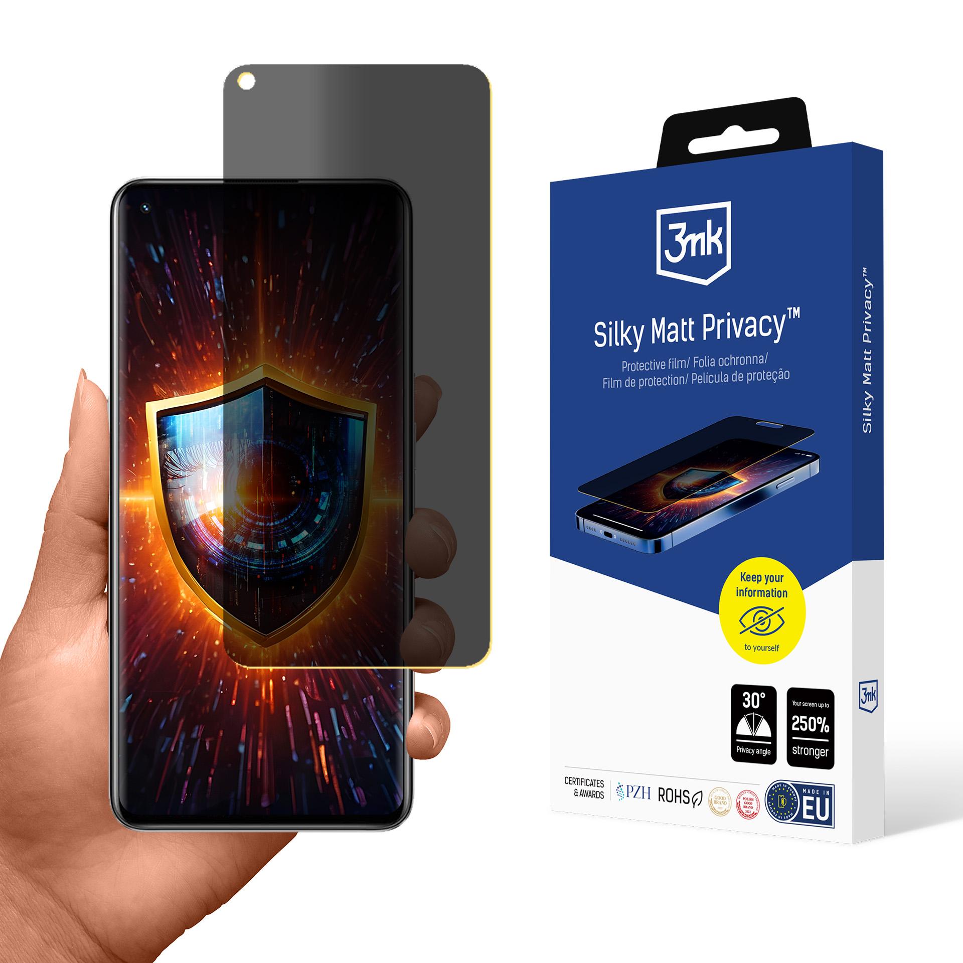 Realme GT Neo 3T – 3mk Silky Matt Privacy tietosuojakalvo