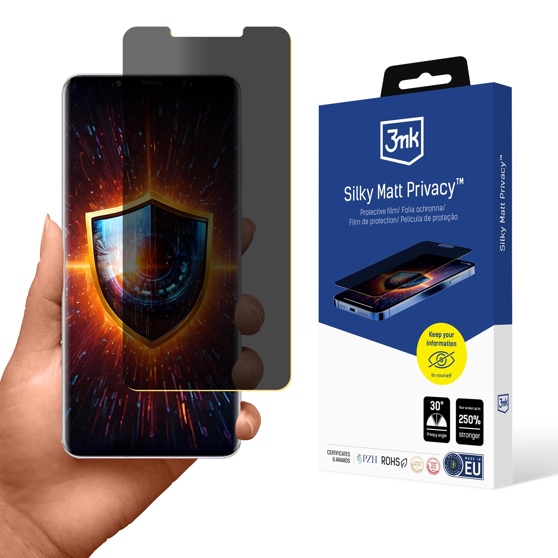 Huawei Mate 50 Pro – 3mk Silky Matt Privacy tietosuojakalvo