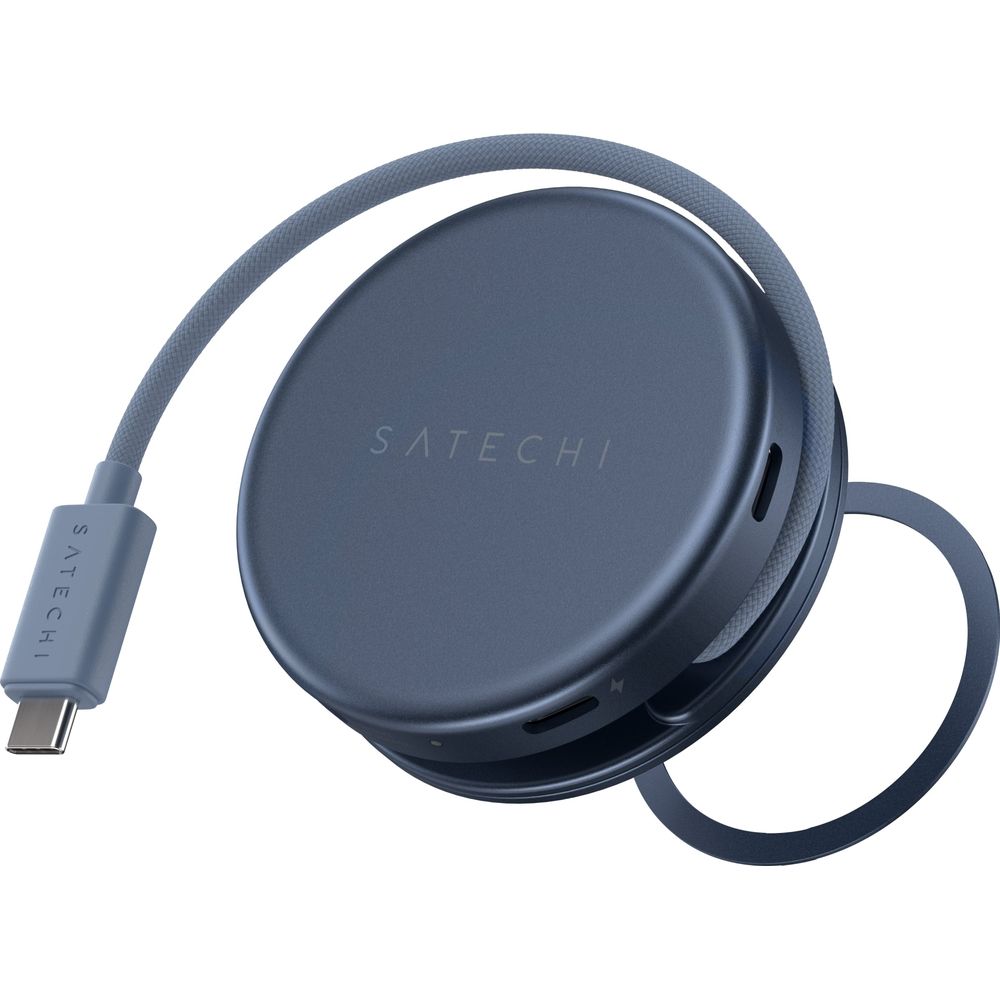 Satechi OntheGo STPOTG5B 5-in-1 USB-C-keskitin (väri: indigo)