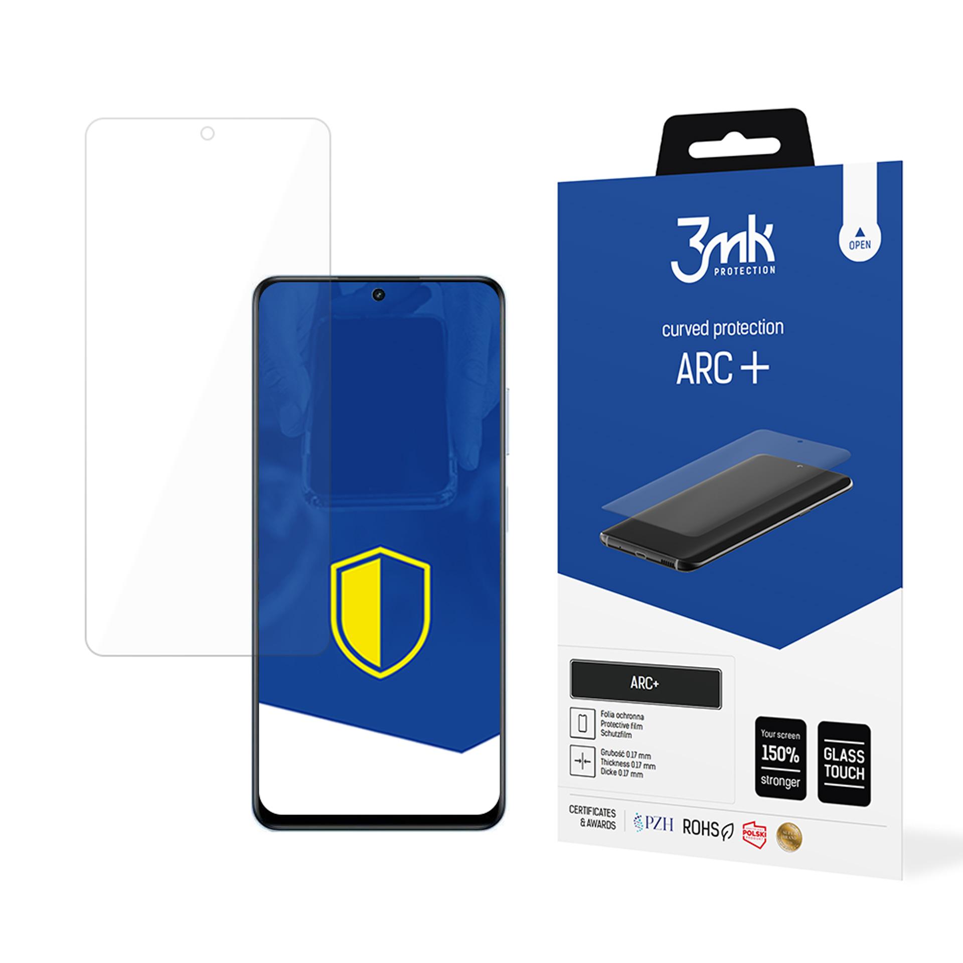 Realme Narzo 70x – 3mk ARC+ puhelimen näytönsuoja