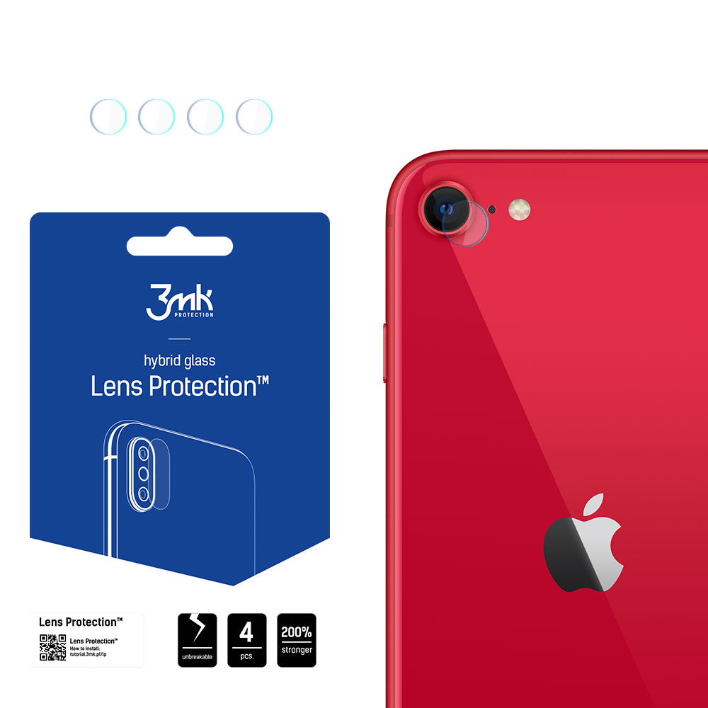 Apple iPhone SE 2020/2022 – 3mk Lens Protection kameran linssinsuoja