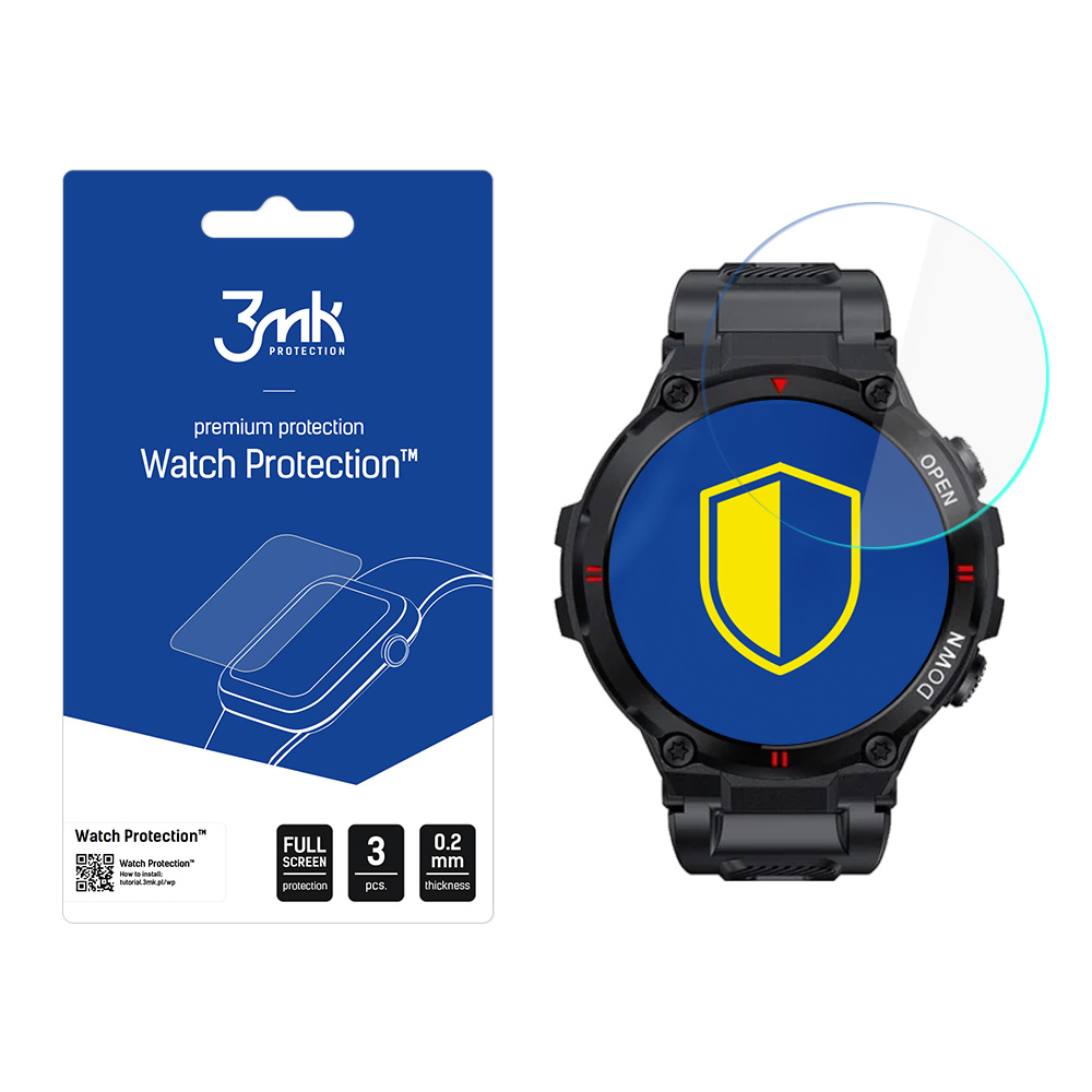 Garett Sport Tactic – 3mk Watch Protection FlexibleGlass älykellon näytönsuoja