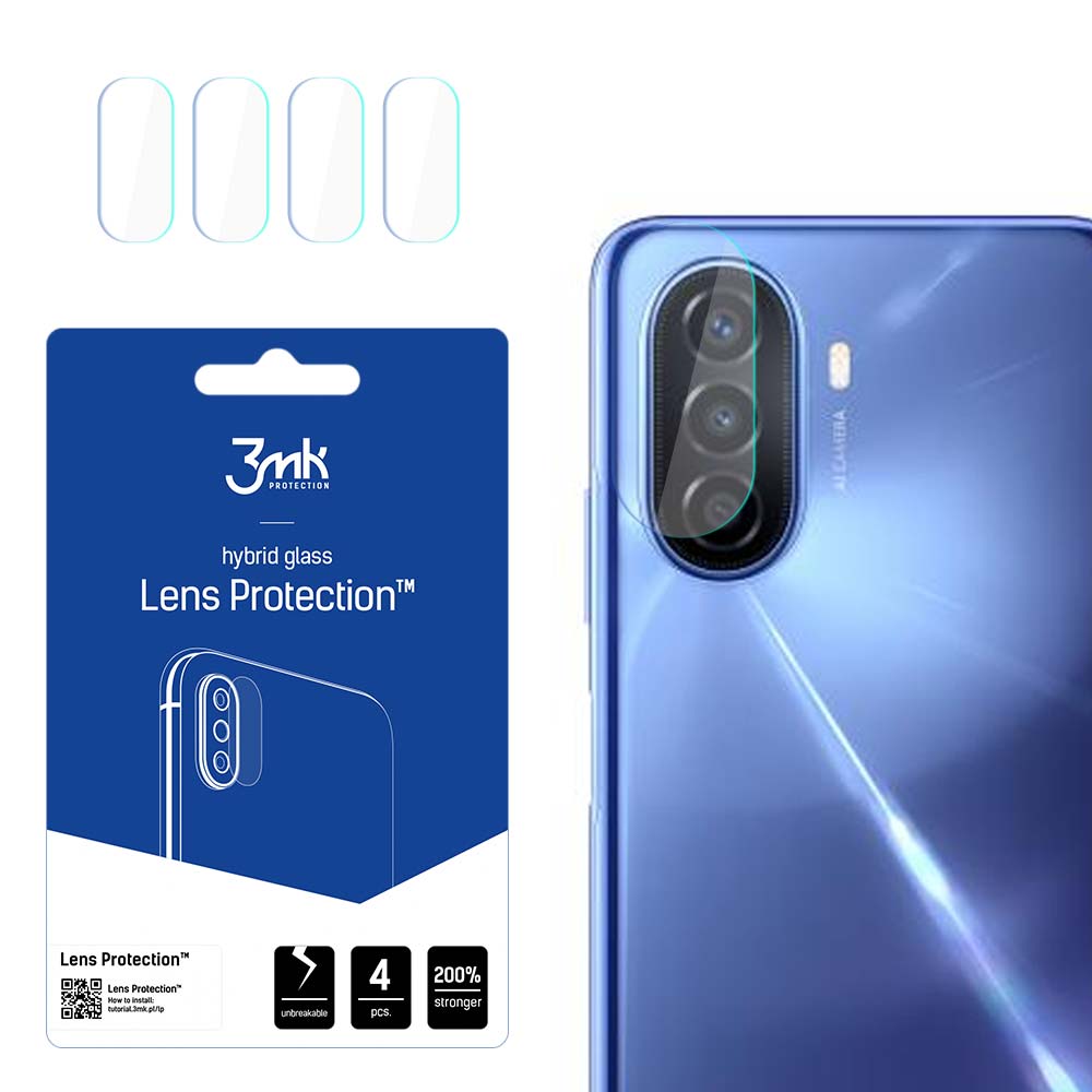Huawei Nova Y70 – 3mk Lens Protection kameran linssinsuoja
