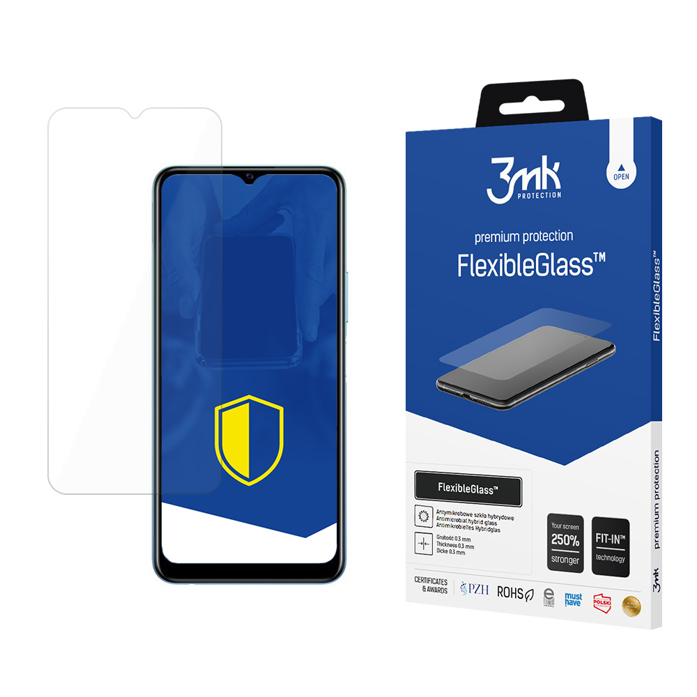 Vivo Y20s – 3mk FlexibleGlass puhelimen näytönsuoja