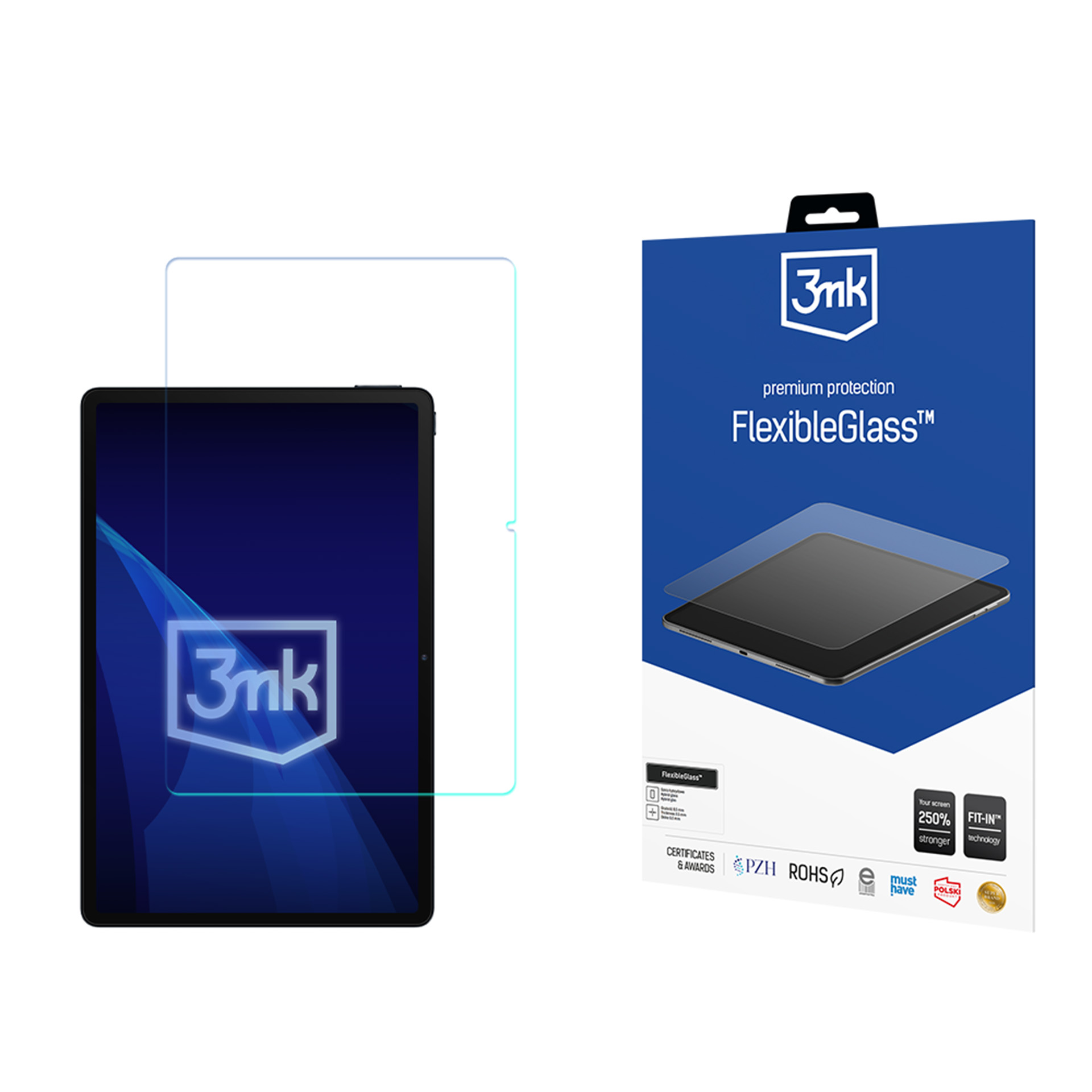 Black Shark Pad 7 / Pad 7 Pro 11" – 3mk FlexibleGlass (enintään 13") tabletin näytönsuoja