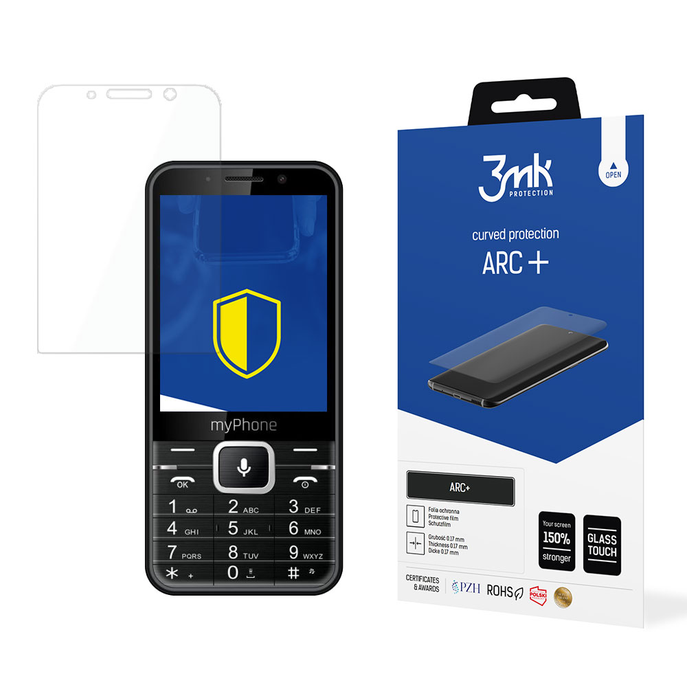 MyPhone Up – 3mk ARC+ puhelimen näytönsuoja