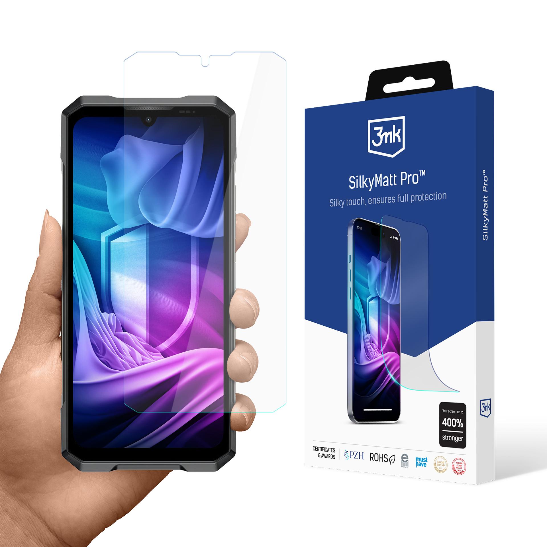 Doogee Blade GT – 3mk Silky Matt Pro puhelimen näytönsuoja