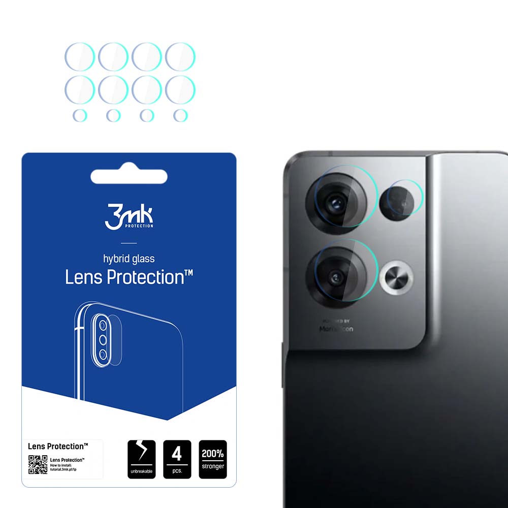 Oppo Reno 8 Pro – 3mk Lens Protection kameran linssinsuoja